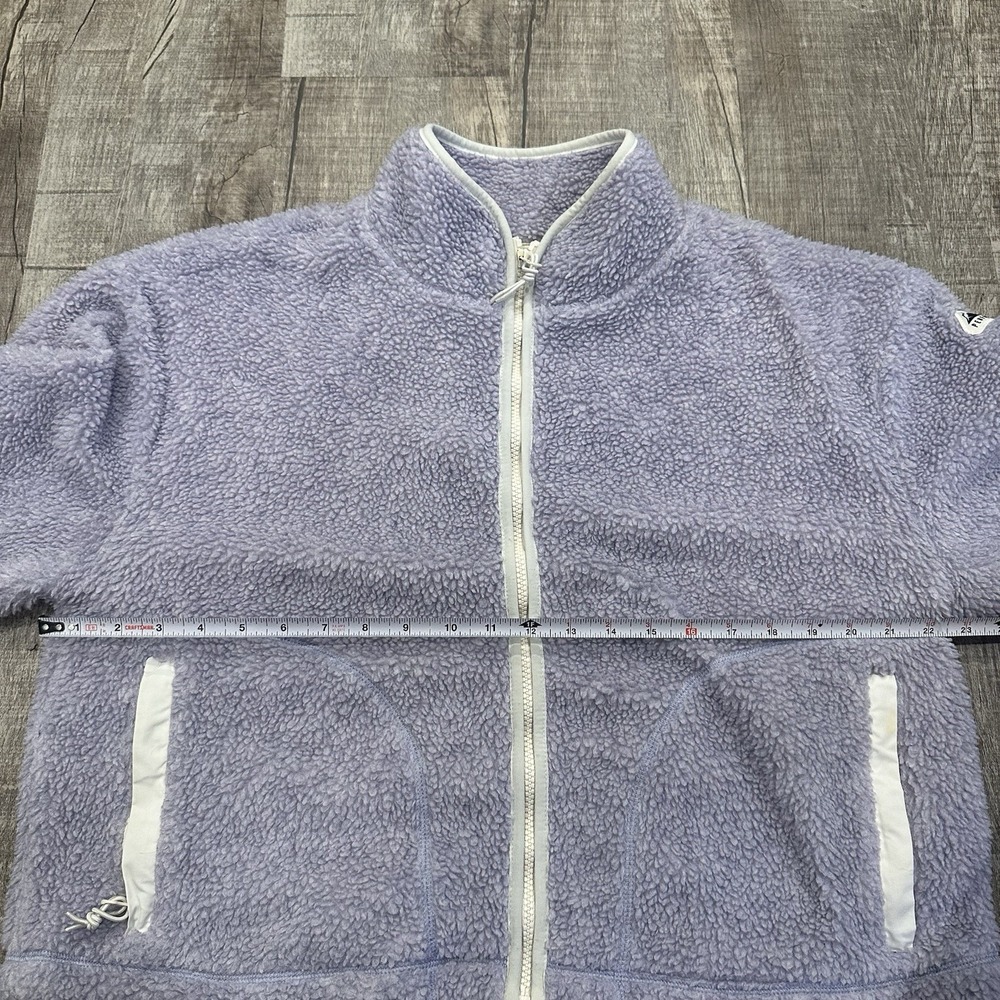 Madewell Penfield Haight Fleece Jacket Womens Small Purple Sherpa Oversized Zip - Picture 3 of 9